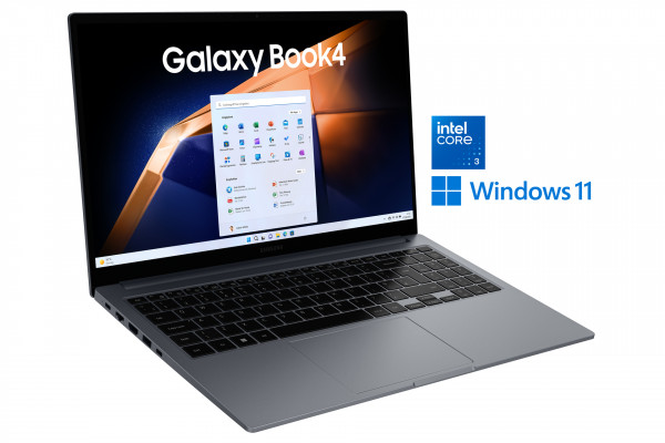 Samsung NP750X Book4 Grau 15 Zoll Notebook intel Core3 8 GB + 256 GB Windows 11