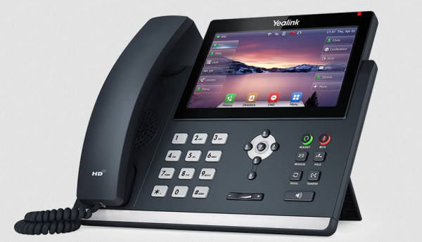 Yealink SIP-T48U Telefon schnurgebunden Schwarz 1000 Telefonbucheinträge 7" LCD