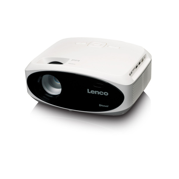 LENCO Projektor Weiß Full-HD Beamer bis 200" LCD HDMI/USB Lautsprecher 250 Lumen