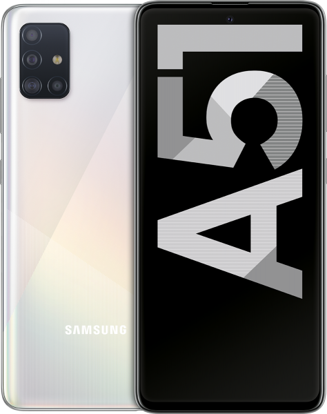 Samsung A515F Galaxy A51 DualSim weiß 128GB LTE Android Smartphone 6,5" 48 MPX