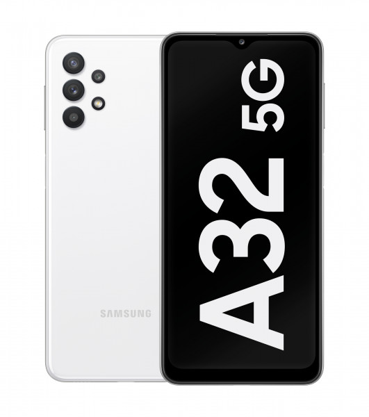 Samsung Galaxy A32 64GB Weiß 5G Android Smartphone 6,5" LCD-TFT 48MP 4GB RAM DS