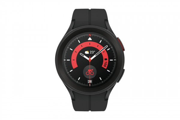 Samsung Galaxy Watch 5 Pro Schwarz Smartwatch Fitnesstracker 1,4" AMOLED 5ATM