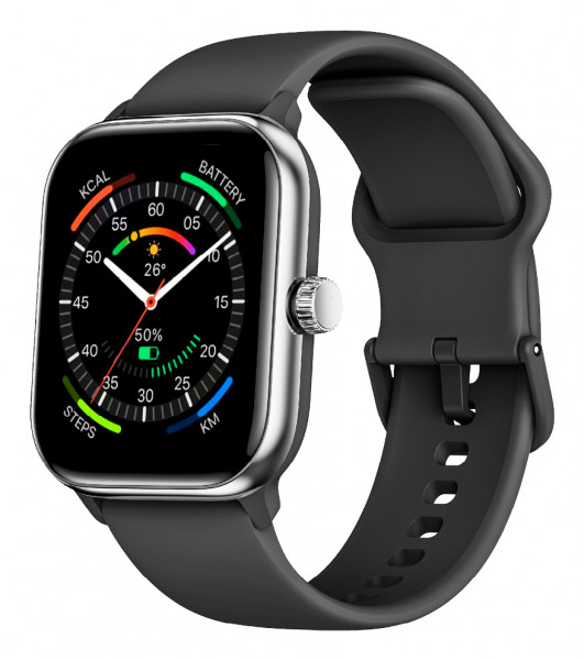 Bea-fon SmartWatch 201 Schwarz Fitnesstracker 1,85" Bluetooth GPS AMOLED IP68