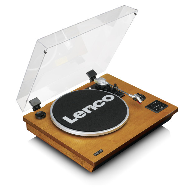 LENCO LS-55WA Plattenspieler Braun Holz Riemenantrieb 25 Watt Bluetooth USB MP3