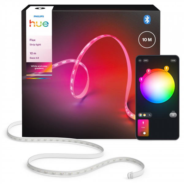 Philips Hue Gradient LED-Streifen 10m EU Weißtöne präzise Farbmischungen Hue-App