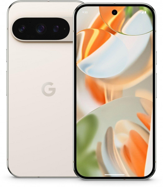 Google Pixel 9 Pro 5G Smartphone 128GB 16GB USB-C Android 14 weiß 6.3" 50MP NFC