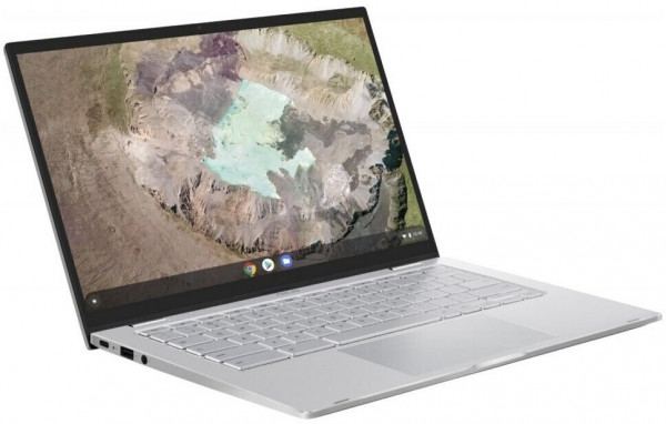 Asus Chromebook Plus silber 64GB ChromeOS Notebook Laptop 14" Full-HD 8GB RAM
