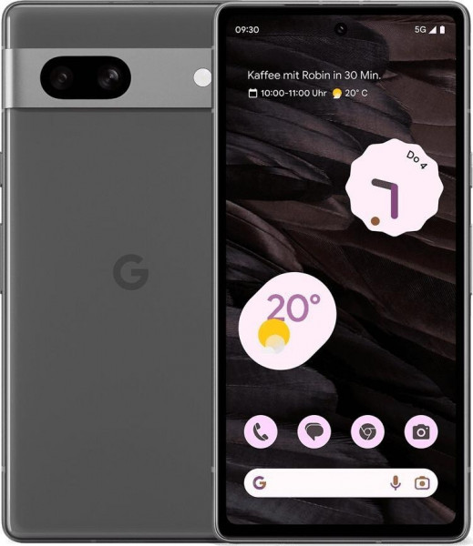 Google Pixel 7a 5G DualSim Schwarz 128GB 8GB RAM 6.1" Android Smartphone 64MP