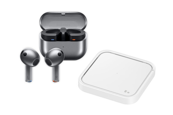 Samsung Galaxy Buds3 SM-R530, Gray + Charger Pad EP-P2400T