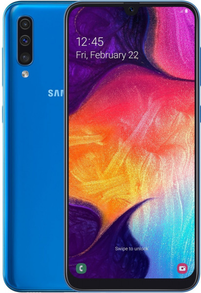 Samsung Galaxy A50 blau 128GB LTE Android Smartphone Bluetooth GPS 6,4" 25 MP