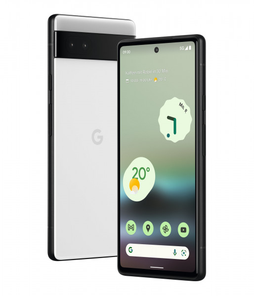 Google Pixel 6a 5G weiß 128GB Android Smartphone 6.1" Zoll 6GB RAM 12MP Kamera