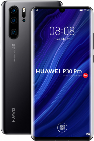 Huawei P30 Pro DualSim schwarz 256GB LTE Android Smartphone 6,47" OLED 40 MPX