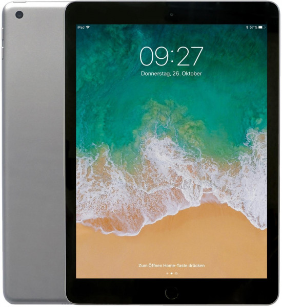 Apple iPad 2018 Spacegrau 128GB Tablet Lightning 9.7 Zoll WLAN 8MP IPS-LCD iOS