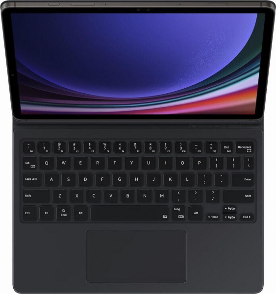 Samsung Book Cover Keyboard für Galaxy Tab S9 schwarz kabellos Tastatur Pogo Pin