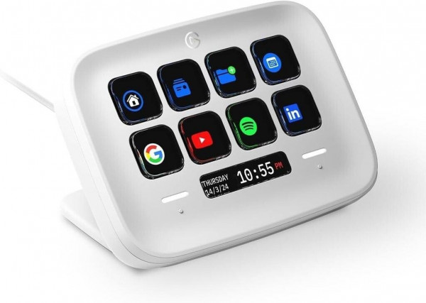 Elgato Stream Deck Neo Weiß 8-Tasten-Controller Meeting Steuerung Workflow USB-C
