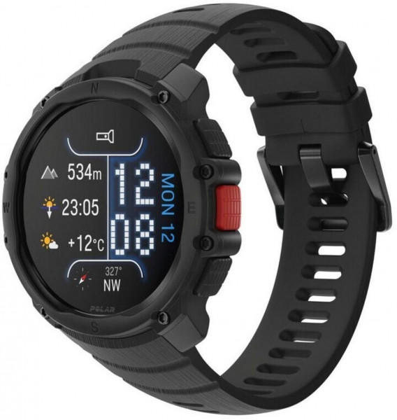 POLAR Street X 45mm Smartwatch 32MB Schwarz USB-C 1.28" Bluetooth Touchdisplay