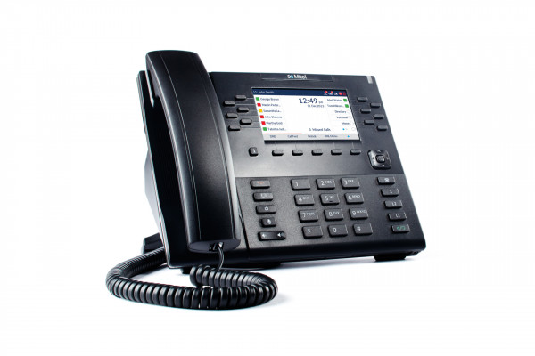 Mitel 6869i SIP VoIP Telefon schwarz Tischtelefon Vollduplex 10.9 cm LCD Display