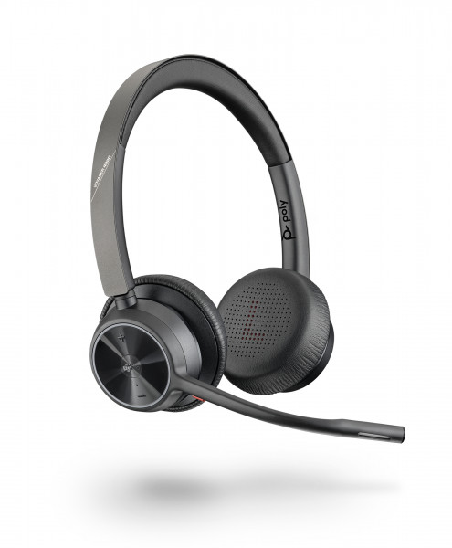 Poly Bluetooth Headset Voyager 4320 UC USB-C/A Teams Schwarz On-Ear/Überkopf HSP