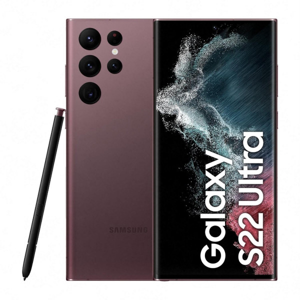 Samsung S908B Galaxy S22 Ultra 5G DS eSIM 1TB/12GB burgund Smartphone USB-C NFC