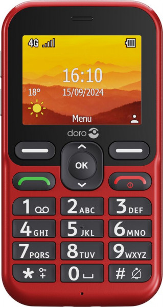 Doro Leva L10 128MB rot LTE Seniorentelefon SOS Funktion Farbdisplay Videokamera