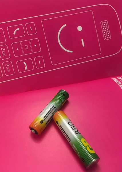 Telekom Akkupack 2x AAA 1,2V 850mAh für schnurlose Endgeräte grün Akkupack
