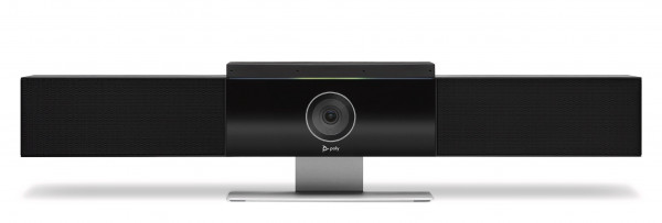 Poly Studio Soundbar Videokonferenzsystem Schwarz 4K USB Audio Videokamera Mikro