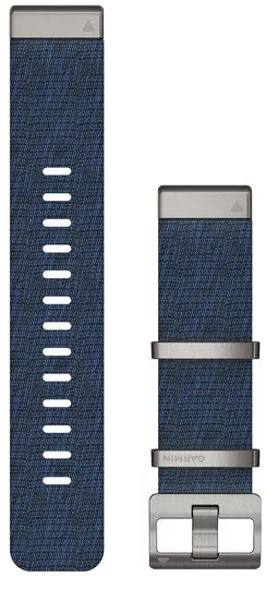 Garmin MARQ Ersatzarmband Quickfit Blau 22mm Nylon Dornenschließe Wechselband