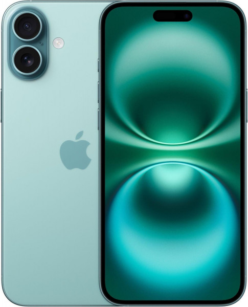 Apple iPhone 16 Plus 6GB/512GB Blaugrün Smartphone Apple iOS 18 USB-C Dual-SIM
