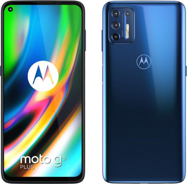 Motorola Moto G9 Plus Blau 128GB Android LTE Smartphone 6,8" 64MP Dual-SIM USB-C