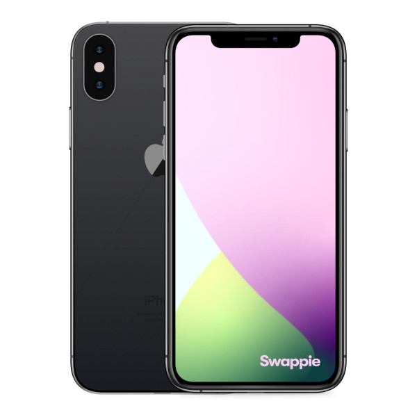 Apple iPhone X 256GB Spacegrau Bluetooth Single-Sim Lightning WLAN 4G (LTE) NFC