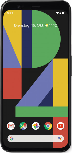 Google Pixel 4 128GB schwarz OLED 5,7" DS Android 10 AOS USB-C 16 MP NFC 4G LTE