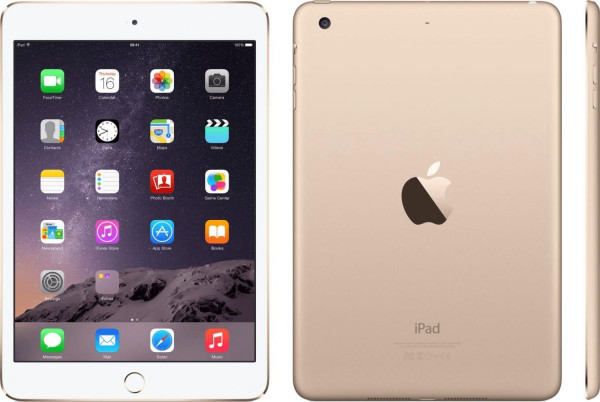 Apple iPad mini 3 64GB gold Tablet Bluetooth iOS 7.9 Zoll Lightning 1920x1080