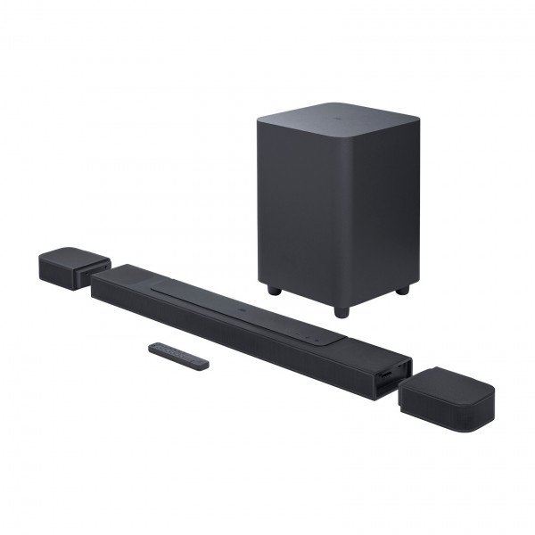 JBL Bar 1000 Pro Schwarz Dolby Atmos Soundbar Bluetooth WLAN USB HDMI Optisch