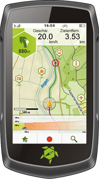 Teasi One 4 - Fahrrad- & Wandernavigation