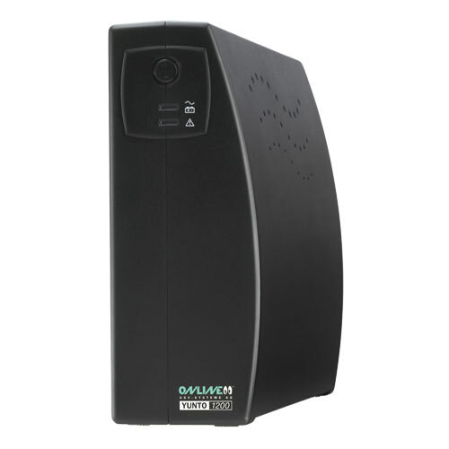 Online USV YUNTO 800 Schwarz 800VA/480W Line Interactive USV DataWatch 12V USB-B