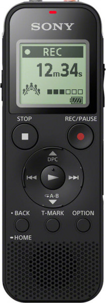 SONY ICD-PX470 Diktiergerät Digitaler Rekorder Schwarz 4GB MP3 LPCM L-PCM VOR