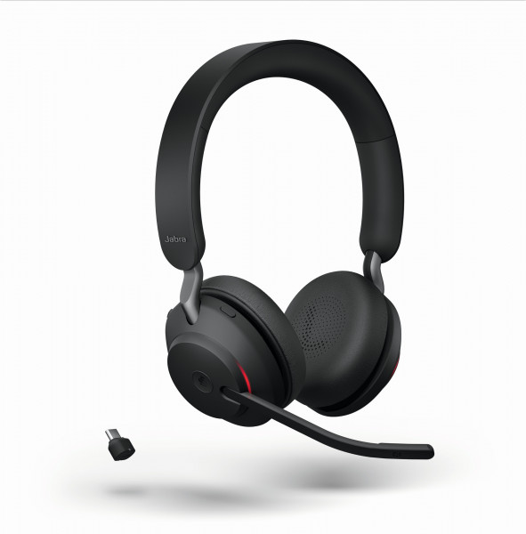 JABRA Evolve2 65 Stereo MS USB-C Bluetooth schwarz Headset USB-C 30m Reichweite