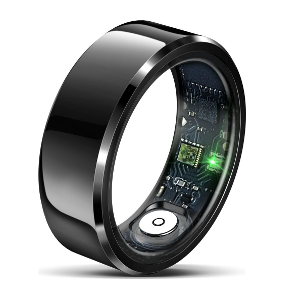 felixx Smart Ring SR6 Schwarz Größe 12/67,2 mm Gesundheitstracker Bluetooth IP68